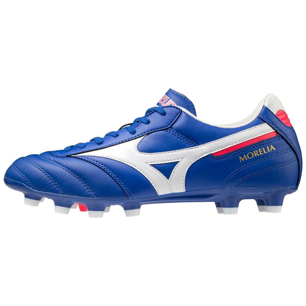 Mizuno Men's Soccer Cleats Morelia II Pro Blue/White - GQYLMFN-46